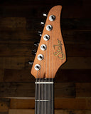 Suhr Select Standard Plus Mahogany Guitar, Burl Maple, Natural Burst