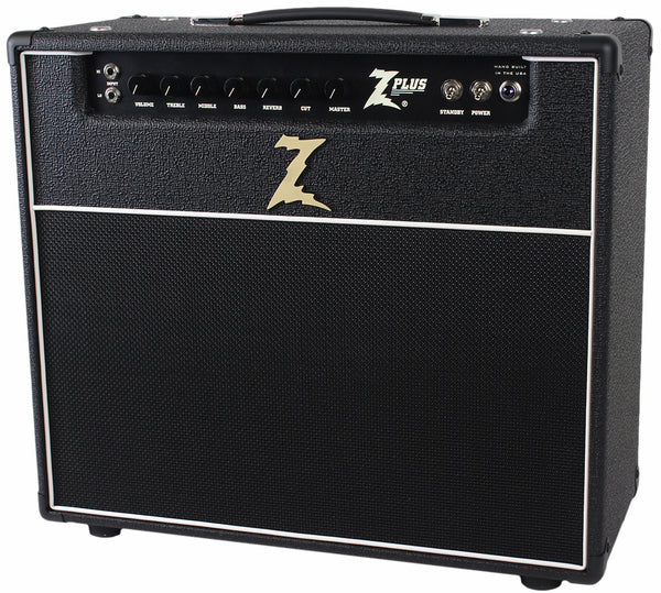 Dr. Z Z-Plus 1x12 Lite Cab Combo, Black, Black Grille | Humbucker