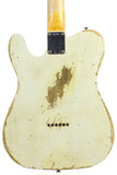 Fender Custom Shop 63 Heavy Relic Compound Radius Tele - Aged Olympic White - NAMM