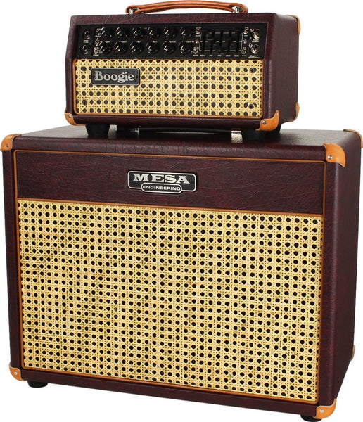 Mesa Boogie Mark Five 25 Head-Cab Set, Wine Taurus, Wicker Grille