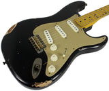 Nash S-57 Guitar, Black w/ Gold Pickguard