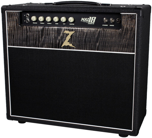 masa Dr. Z Maz 18 Jr NR 1x12 - Custom Charcoal Flamed Maple | Humbucker