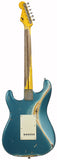 Nash S-57 Guitar, Ocean Turquoise over 3 Tone Sunburst