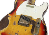 Nash T-57 Guitar, 3 Tone Sunburst, Extra Heavy Relic