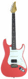 Suhr Classic Antique Guitar, Fiesta Red, Rosewood, HSS