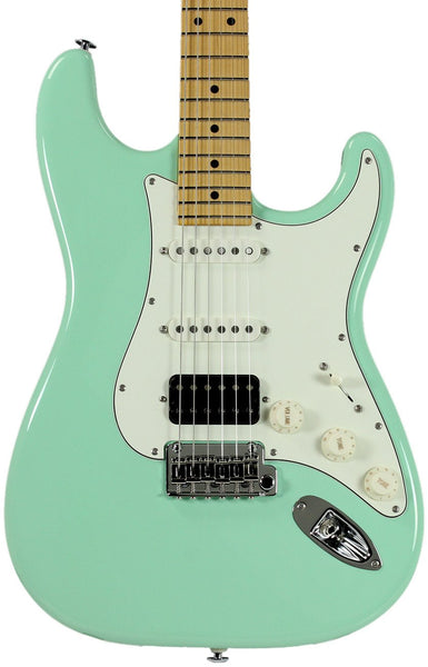 Suhr Classic S HSS Guitar, Surf Green, Maple | Humbucker Music