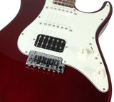 Suhr Throwback Standard Pro Guitar, Trans Red, Rosewood