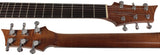 American Exotic Guitars DC-Standard, Quilt Maple, Walnut, Faded Slate Blue