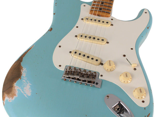 ギター FenderCS 1959 Stratcaster Daphne Blue Fender Custom Shop 1959 Stratocaster HSS Relic Daphne Blue