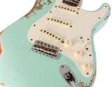 Fender Custom Shop 1959 Stratocaster Heavy Relic Guitar, Faded Aged Surf Green