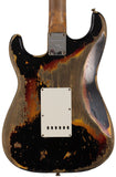 Fender Custom Shop 60/63 Super Heavy Relic Strat Guitar, Black o/ 3TS