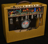Victoria Amplifier Victoriette 6V6 1x12 Combo, Brown, Half Power Switch