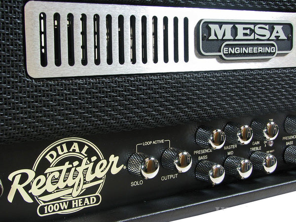 Mesa Boogie Dual Rectifier Head w/ Black Tolex Panel