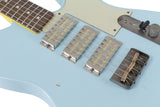 Nash GF-3 Gold Foil Guitar, Sonic Blue, Light Aging