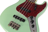Nash JB-63 Bass Guitar, Tortoise Shell, Surf Green, Light Aging