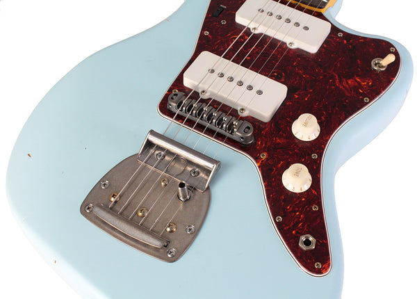 Nash JM63 Jazzmaster Guitar, Sonic Blue, Light Aging | Humbucker Music