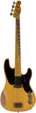 Nash PB-52 Bass Guitar, Butterscotch Blonde, Heavy Aging