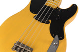 Nash PB-55 Bass Guitar, Butterscotch Blonde, Light Aging