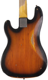 Nash PB-55 Bass Guitar, 2-Tone Sunburst, Medium Aging