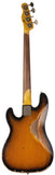 Nash PB-55 Bass Guitar, 2-Tone Sunburst, Heavy Aging