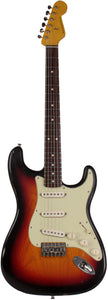 Nash S-63 Guitar, 3-Tone Sunburst, Hard Tail, Light Aging