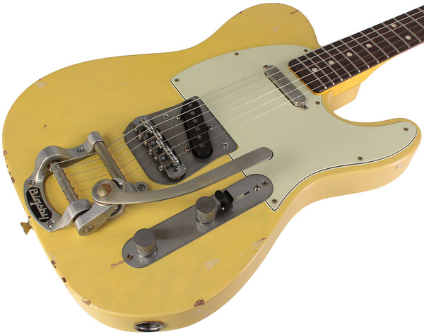ギター Nash Guitars T63 Cream Nash T63 Guitar, Olympic White, Cutaway, Lollartron, Bigsby