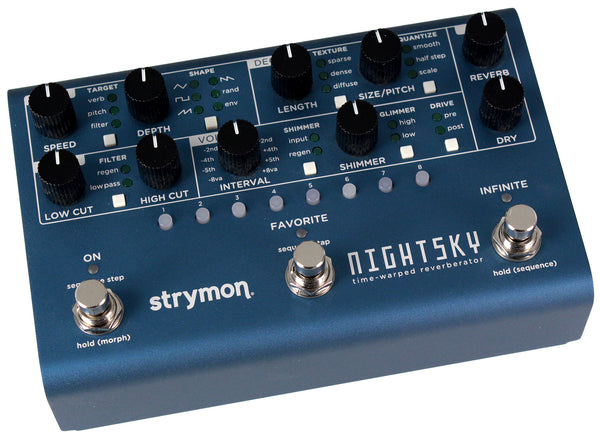 Strymon NightSky Time-Warped Revererator Pedal | Humbucker Music