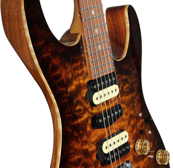 Suhr Modern Govan Spec Guitar - Bengal Burst Quilt