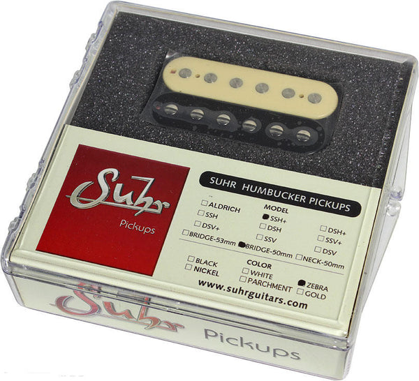 Suhr SSH+ Bridge Pickup, Zebra, 53mm | Humbucker Music