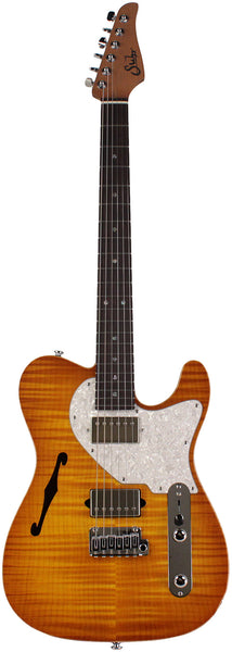 Suhr Select Alt T Plus Guitar, Tea Burst | Humbucker Music