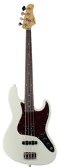 Suhr Classic J Bass Guitar, Olympic White