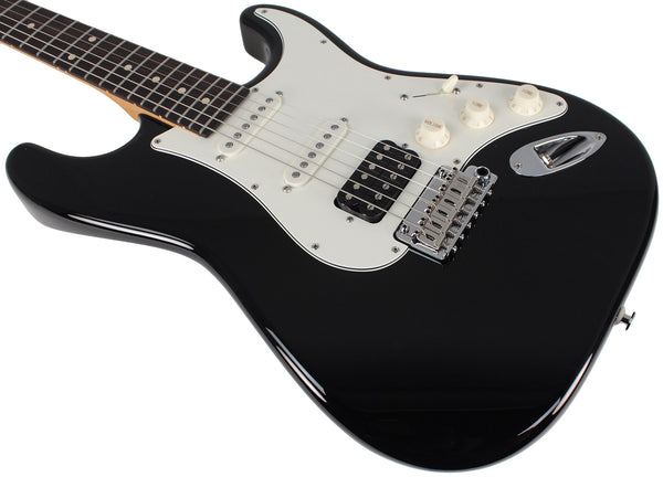 Suhr Classic S HSS Guitar, Black, Rosewood | Humbucker Music