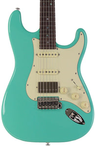 Suhr Select Classic S HSS Guitar, Roasted Neck, Seafoam Green
