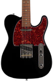 Suhr Select Classic T Roasted, Flamed, Swamp Ash, Black, Hardshell