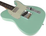 Suhr Select Classic T HS Guitar, Roasted Body and Neck, Flamed, Rosewood, Surf Green