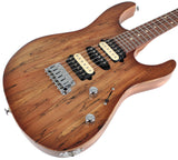 Suhr Modern Select Guitar, Natural Burst, Spalted Maple