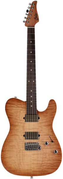 Suhr Select Modern T Mahogany Guitar, Natural Burst | Humbucker Music
