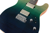 Suhr Select Modern T Mahogany Guitar, Aqua Blue Gradient