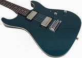 Suhr Pete Thorn Signature Standard HH Guitar, Ocean Turquoise, Wilkinson