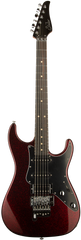 Suhr Pete Thorn Signature Custom HSS Guitar, FU-Tone Floyd, Red Sparkle