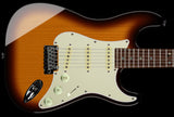 Suhr Select Classic S Guitar, Roasted Neck, 3 Tone Burst, Aged Green