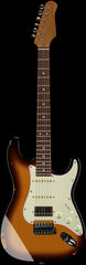 Suhr Select Classic S Antique HSS Guitar, Roasted Neck, 3-Tone Sunburst
