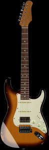 Suhr Select Classic S Antique HSS Guitar, Roasted Neck, 3-Tone Sunburst