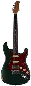 Suhr Select Classic S Antique HSS Guitar, Roasted Neck, Dark Forest Green, Tortoise Shell