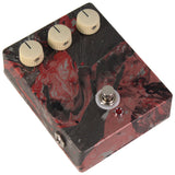 Nash Custom NGDP Fuzz Overdrive Pedal, Aged Red, Black #04