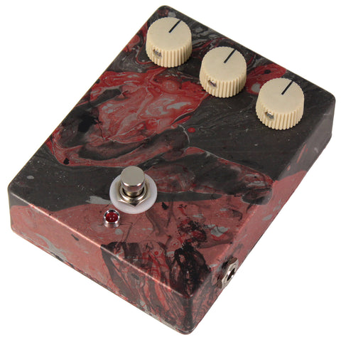 Nash Custom NGDP Fuzz Overdrive Pedal, Aged Red, Black #04