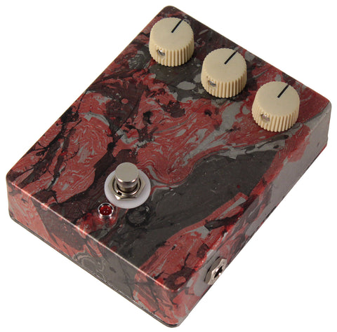 Nash Custom NGDP Fuzz Overdrive Pedal, Aged Red, Black, #03
