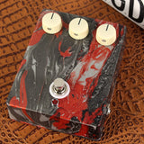 Nash Custom NGDP Fuzz Overdrive Pedal, Aged Red, Black, #01