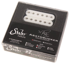 Suhr Asatobucker Humbucker Pickup, Bridge, White, 53mm