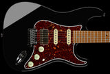 Suhr Select Classic S HSS Guitar, Roasted Neck, Maple, Black, Tortoise Shell